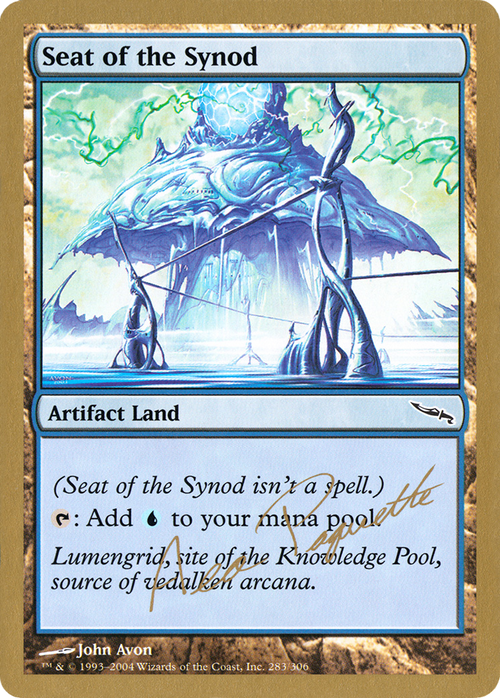Seat of the Synod - 2004 Aeo Paquette (MRD) (WCD-) - World Championship Decks 2004