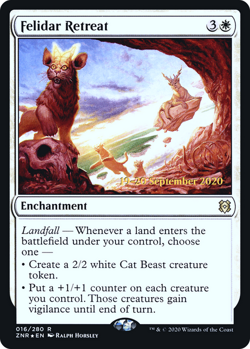 Felidar Retreat (PRE-16S) - Zendikar Rising Promos Foil