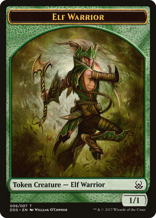 Elf Warrior Token (DDS-006) - Duel Decks: Mind vs. Might Tokens