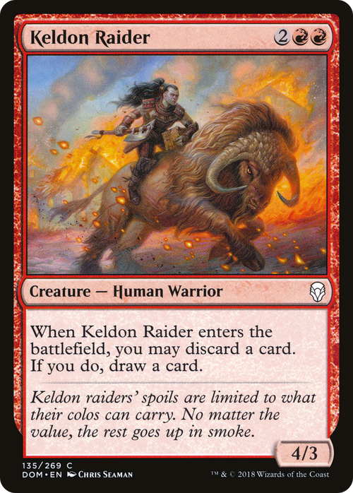 Keldon Raider (DOM-135) - Dominaria