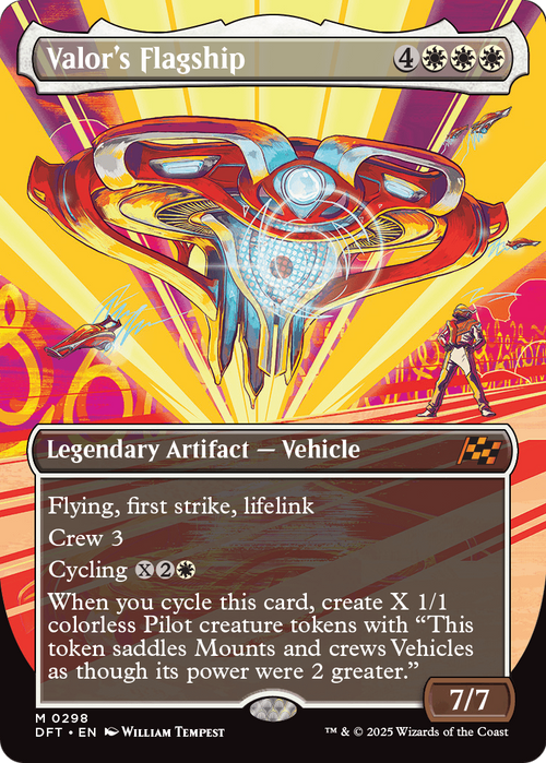 Valor's Flagship (Borderless) (DFT-298) - Aetherdrift