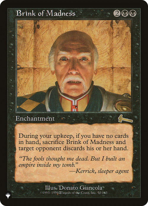 Brink of Madness (LIST-ULG-50) - The List