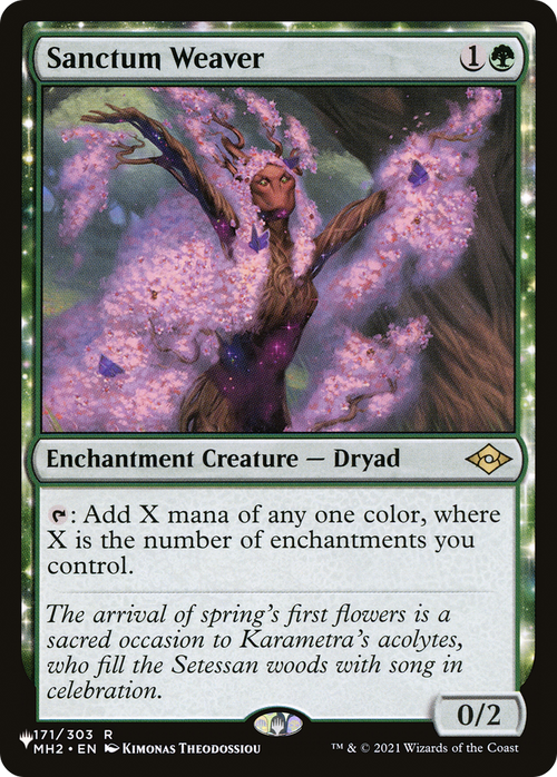 Sanctum Weaver (LIST-MH2-171) - The List Reprints: (enchantment)