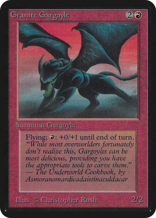 Granite Gargoyle (LEA-) - Limited Edition Alpha