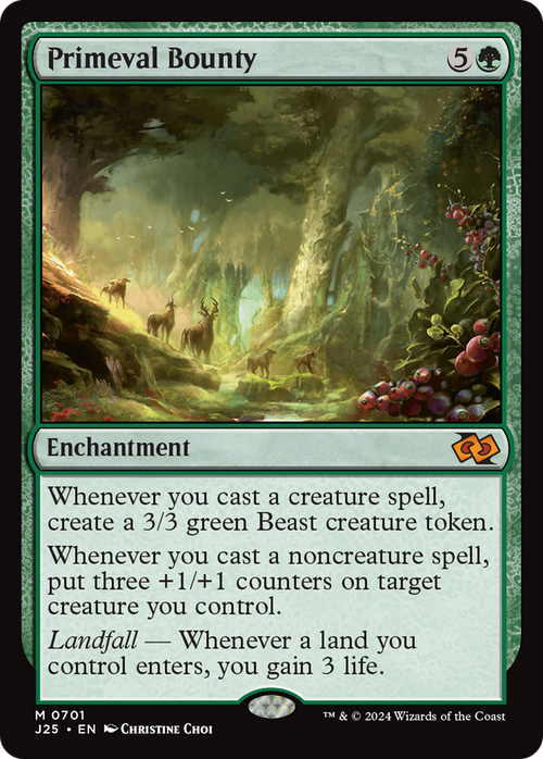 Primeval Bounty (J25-701) - Foundations Jumpstart