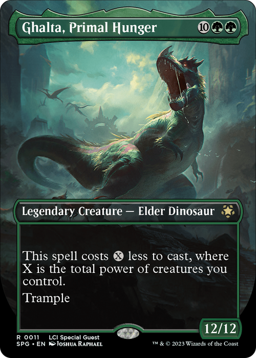 Ghalta, Primal Hunger (Borderless) (SPG-011) - Special Guests Foil