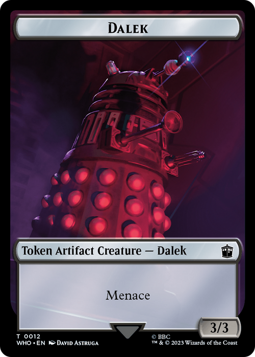 Dalek (TWHO-012) - Doctor Who Tokens
