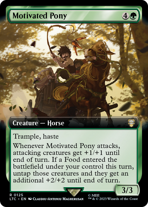 Motivated Pony (Extended Art) (LTC-125) - Tales of Middle-earth Commander: (Extended Art) Foil