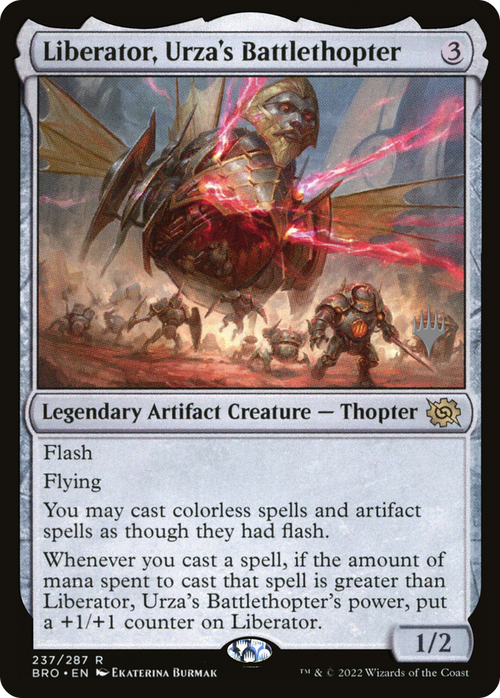 Liberator, Urza's Battlethopter (PPBRO-237) - The Brothers' War Promos Foil