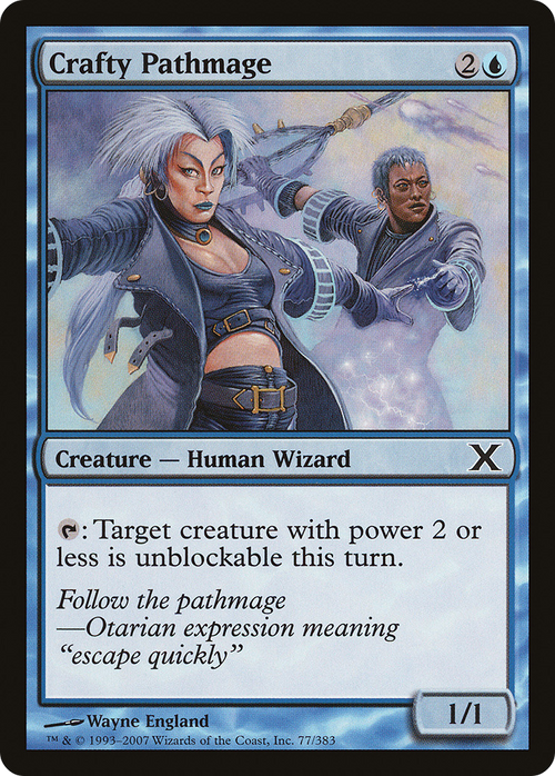 Crafty Pathmage (10E-077) - Tenth Edition Foil