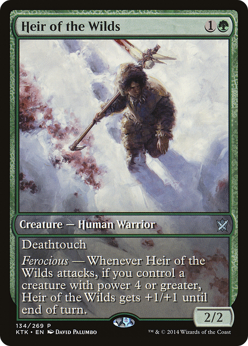 Heir of the Wilds (GAME-134) - Khans of Tarkir Promos