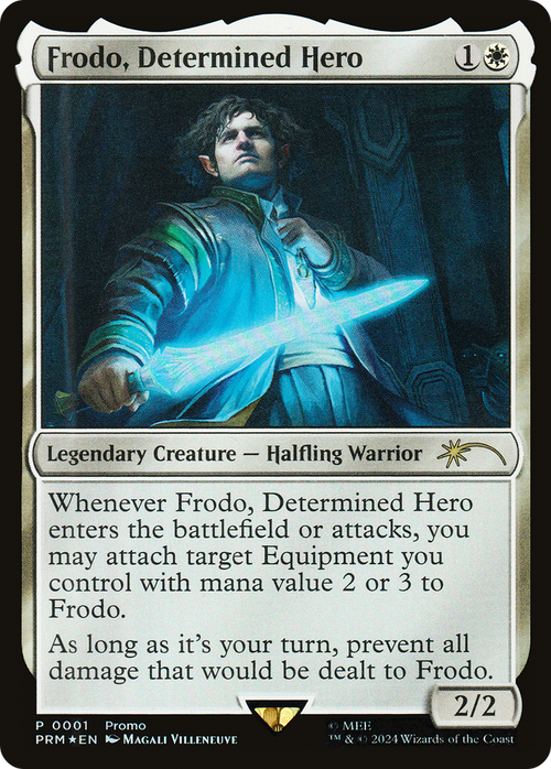 Frodo, Determined Hero (UMP-001) - Tales of Middle-earth Deluxe Commander Kit Foil