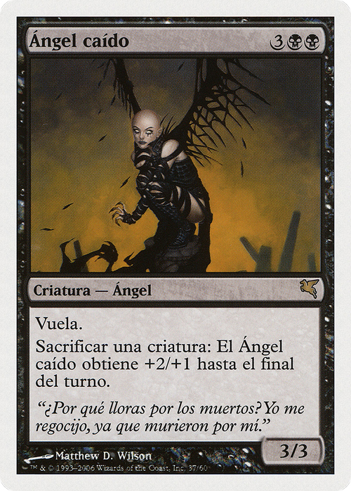 Fallen Angel (French) - "Ange déchue" (PSAL-F37) - Salvat 2005