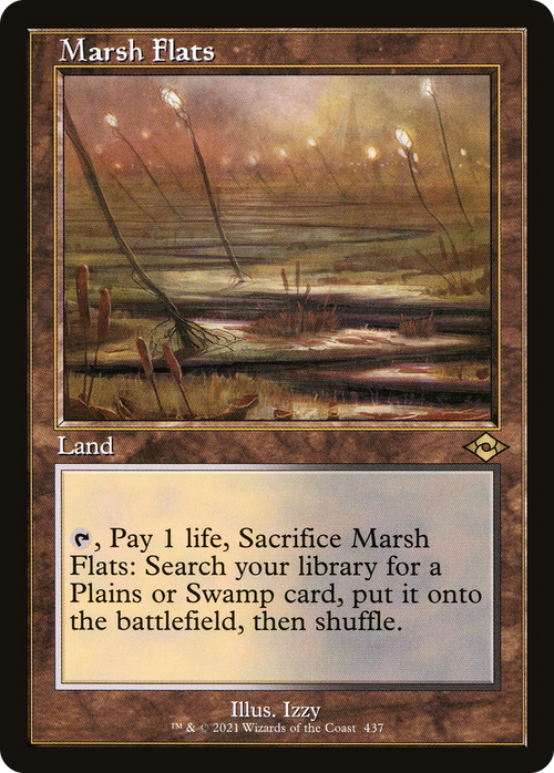 Marsh Flats (Retro Frame) (MH2-437) - Modern Horizons 2 Etched Foil