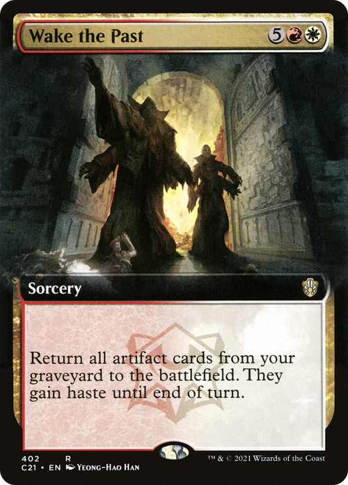 Wake the Past (Extended Art) (C21-402) - Commander 2021: (Extended Art)