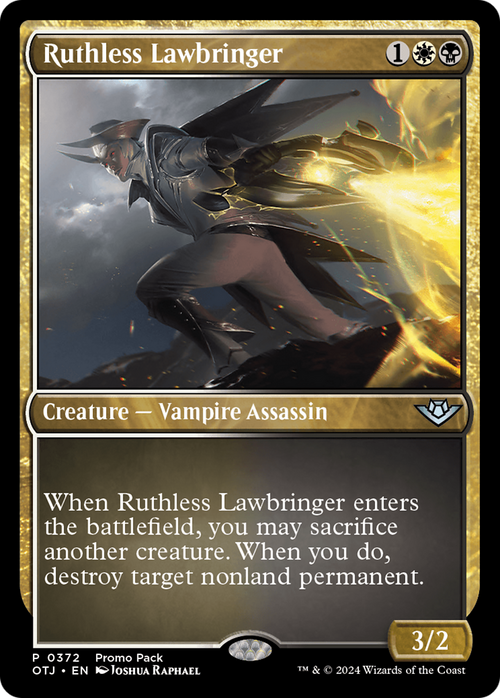 Ruthless Lawbringer (PPOTJ-372) - Outlaws of Thunder Junction