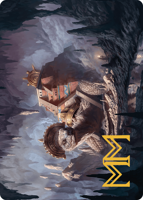 Bedrock Tortoise // Bedrock Tortoise (ALCI-023) - The Lost Caverns of Ixalan Art Series (Borderless) Foil