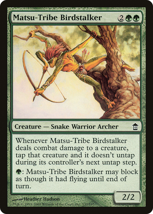 Matsu-Tribe Birdstalker (SOK-137) - Saviors of Kamigawa