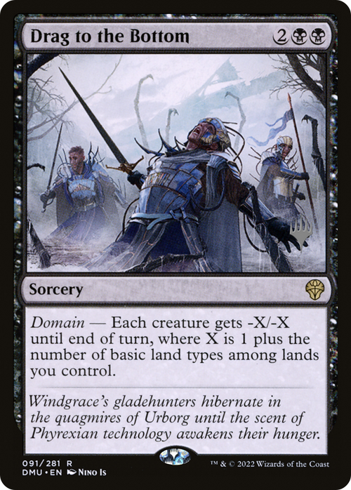 Drag to the Bottom (PPDMU-091) - Dominaria United Promos Foil