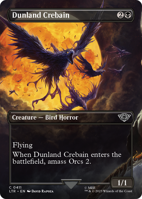 Dunland Crebain (Borderless) (LTR-411) - The Lord of the Rings: Tales of Middle-earth