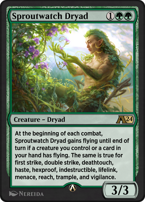 Sproutwatch Dryad (YMKM-020) - Alchemy: Murders at Karlov Manor