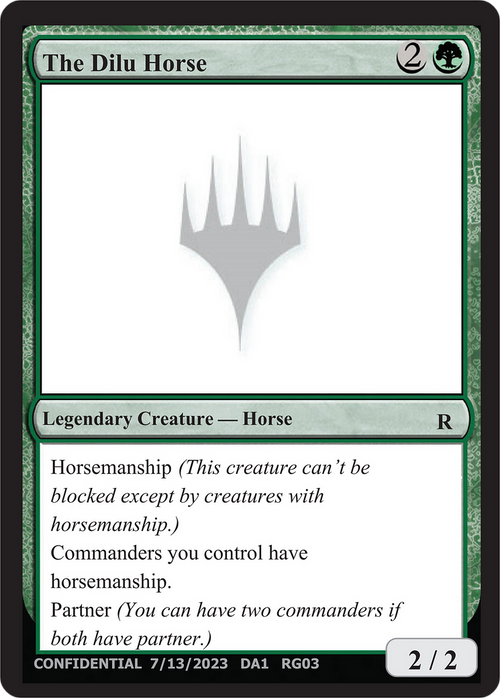 The Dilu Horse (UNK-) - Unknown Event