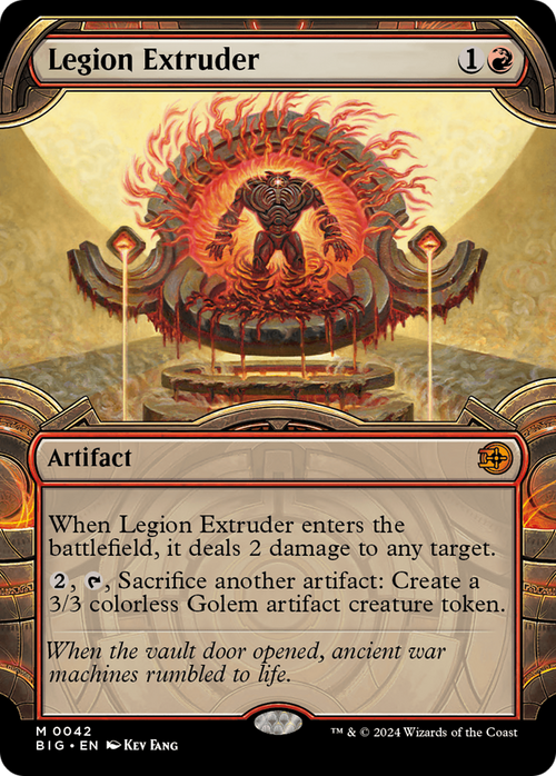 Legion Extruder (Showcase) (BIG-042) - The Big Score: (Showcase)