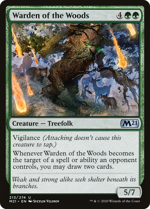 Warden of the Woods (M21-213) - Core Set 2021 Foil