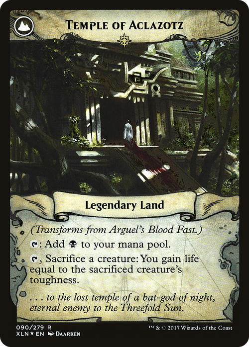 Arguel's Blood Fast (PRE-90S) - Ixalan Promos: (compasslanddfc) Foil