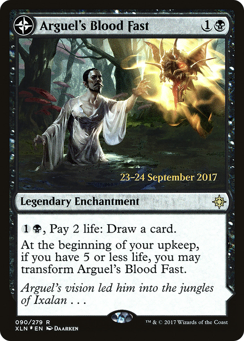 Arguel's Blood Fast (PRE-90S) - Ixalan Promos: (compasslanddfc) Foil