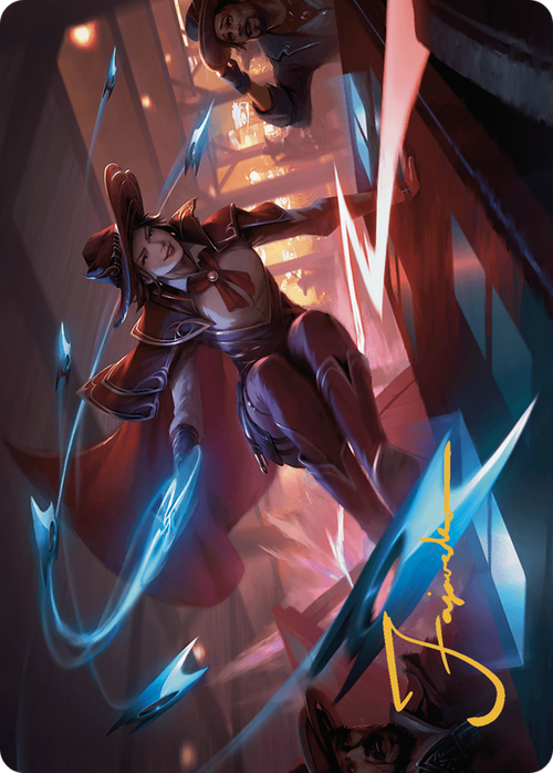 Slick Sequence // Slick Sequence (AOTJ-033) - Outlaws of Thunder Junction Art Series (Borderless) Foil