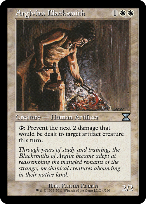 Argivian Blacksmith (ME4-004) - Masters Edition IV Foil