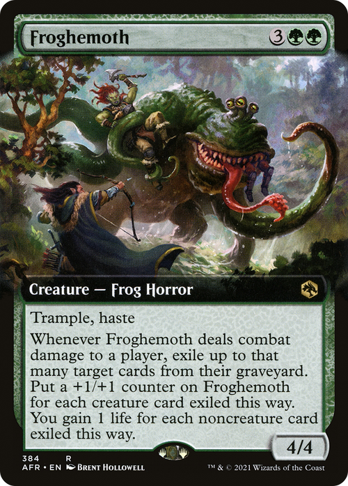 Froghemoth (Extended Art) (AFR-384) - Adventures in the Forgotten Realms: (Extended Art) Foil