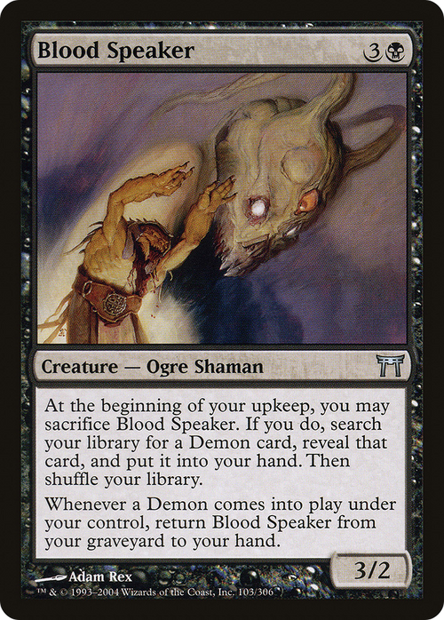 Blood Speaker (CHK-103) - Champions of Kamigawa
