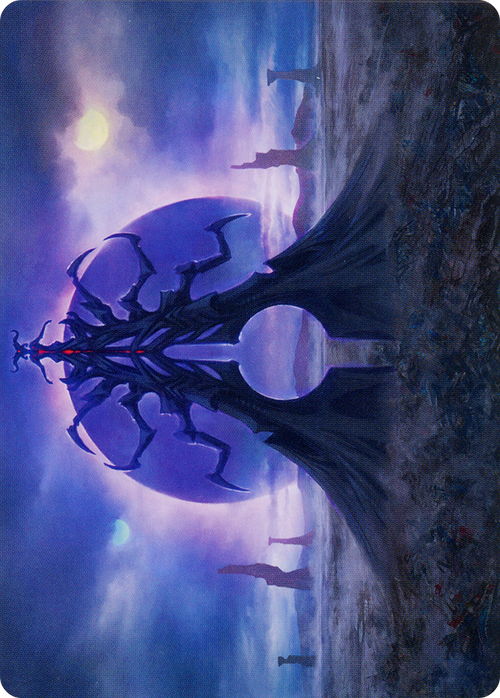 Black Sun's Twilight // Black Sun's Twilight (AONE-019) - Phyrexia: All Will Be One Art Series (Borderless) Foil