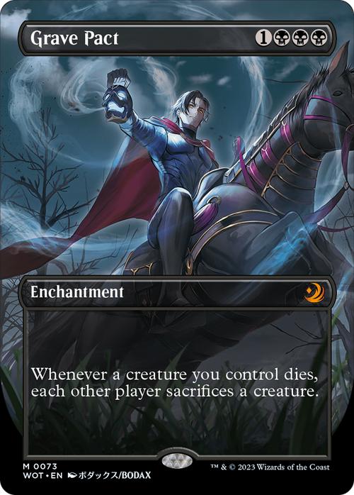 Grave Pact (Anime Borderless) (WOT-073) - Wilds of Eldraine: Enchanting Tales Foil