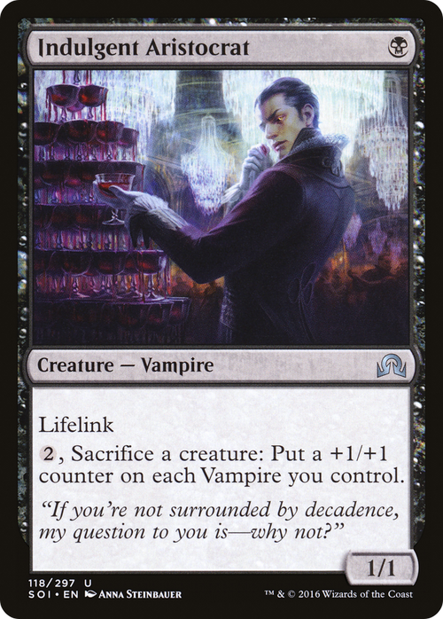 Indulgent Aristocrat (SOI-118) - Shadows over Innistrad Foil