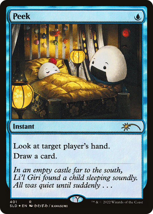 Peek (SLD-401) - Secret Lair Drop Foil