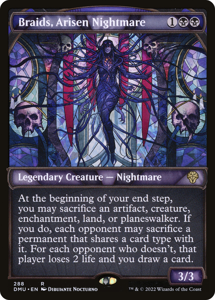 Braids, Arisen Nightmare (Showcase) (DMU-288) - Dominaria United: (Showcase)