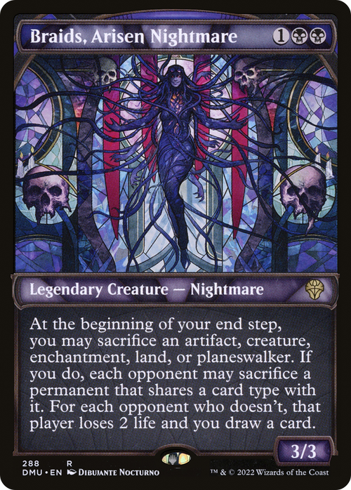Braids, Arisen Nightmare (Showcase) (DMU-288) - Dominaria United: (Showcase)