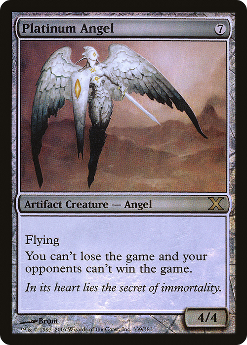 Platinum Angel (10E-339★) - Tenth Edition Foil