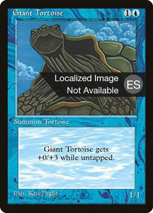 Giant Tortoise (4BB-) - Fourth Edition Foreign Black Border
