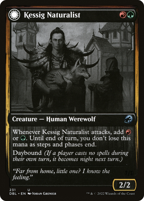 Kessig Naturalist (DBL-231) - Innistrad: Double Feature: (Double Faced Transform)