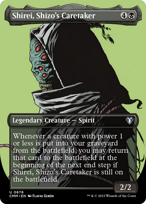 Shirei, Shizo's Caretaker (Borderless) (CMM-676) - Commander Masters