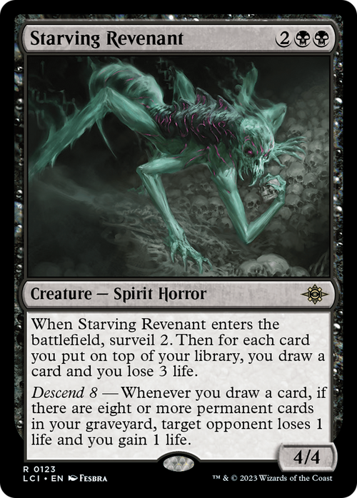 Starving Revenant (LCI-123) - The Lost Caverns of Ixalan Foil