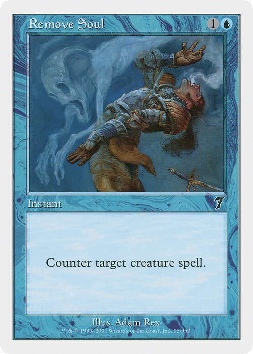 Remove Soul (7ED-095) - 7th Edition Foil