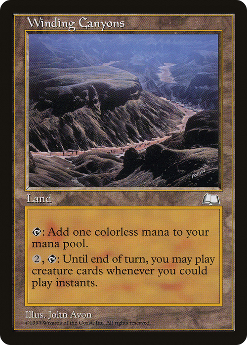 Winding Canyons (WTH-) - Weatherlight