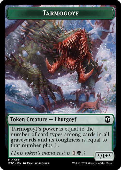 Tarmogoyf (TM3C-022) - Modern Horizons 3 Commander Tokens