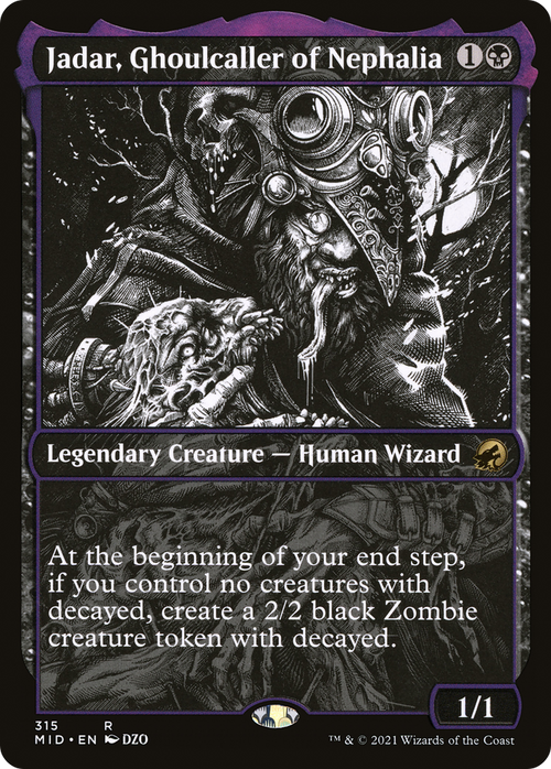 Jadar, Ghoulcaller of Nephalia (Showcase) (MID-315) - Innistrad: Midnight Hunt: (Showcase)