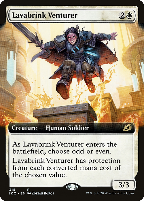 Lavabrink Venturer (Extended Art) (IKO-315) - Ikoria: Lair of Behemoths: (Extended Art) Foil